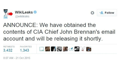 Wikileaks-tweet-on-CIA-emai
