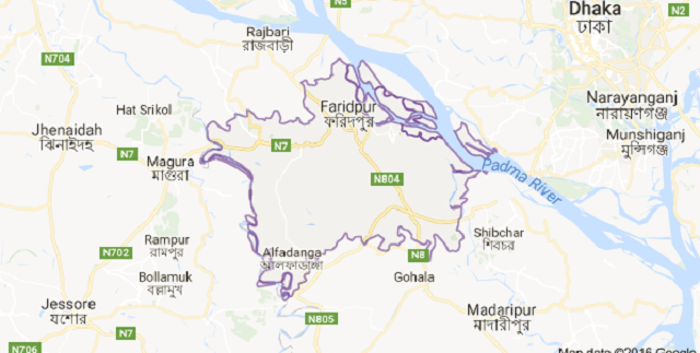 faridpur-map