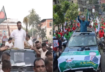 ভোটের প্রচারে উৎসবের আমেজ রাজধানীতে