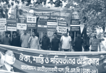 ব্যানারে নেই নেতার নাম, উত্তরায় বিএনপির মিছিলে কীসের ইঙ্গিত?