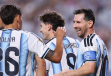 Argentina beat Algeria 3-0 as Messi ties World Cup goals record