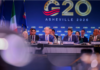 US irks G20 ministers by bringing back Russia, barring journalists